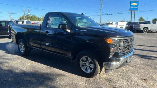 Black 2025 Chevrolet Silverado 1500 WT