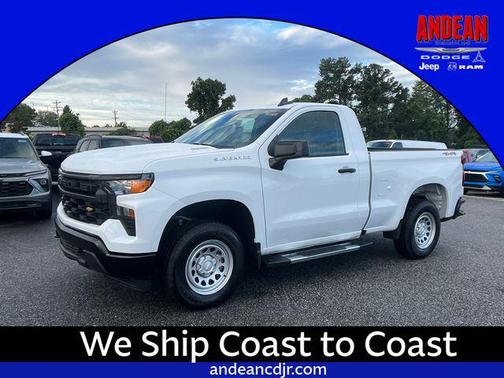 Summit White 2025 Chevrolet Silverado 1500 WT