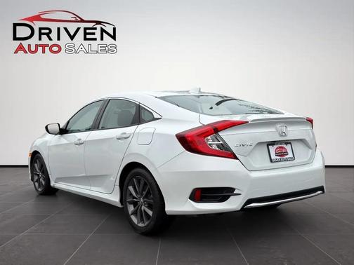 Platinum White Pearl 2020 Honda Civic EX