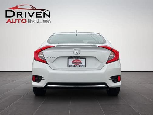 Platinum White Pearl 2020 Honda Civic EX