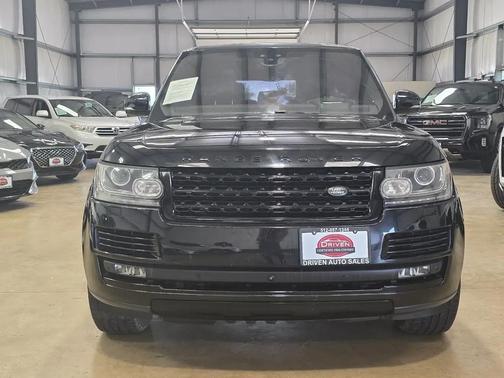 Black 2017 Land Rover Range Rover 3.0L Turbocharged Diesel HSE Td6