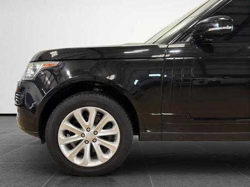 Black 2017 Land Rover Range Rover 3.0L Turbocharged Diesel HSE Td6