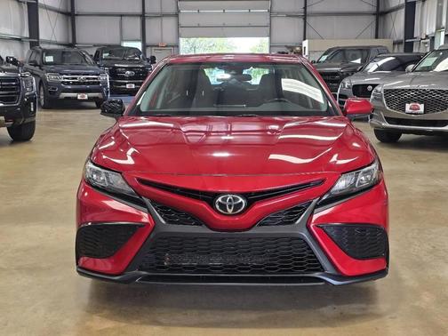Supersonic Red 2021 Toyota Camry SE