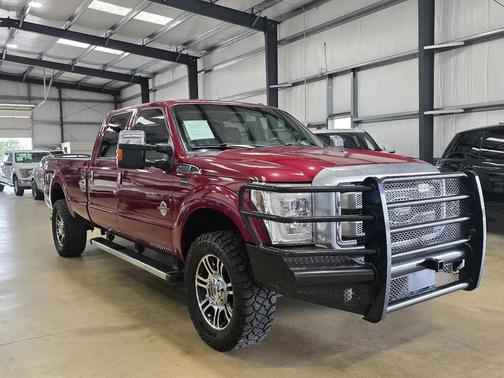 Ruby Red Metallic Tinted Clearcoat 2015 Ford F-350 Platinum