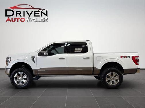 Star White Metallic Tri-Coat 2022 Ford F-150 King Ranch Truck