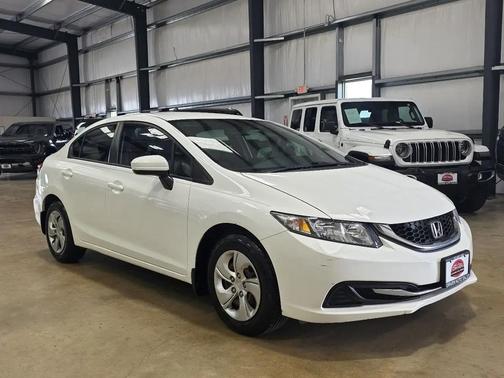 Taffeta White 2014 Honda Civic LX