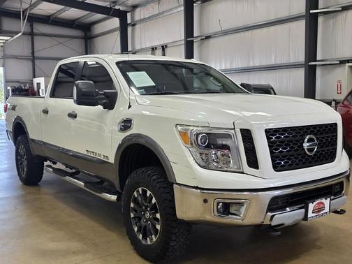Pearl White 2016 Nissan Titan XD PRO-4X