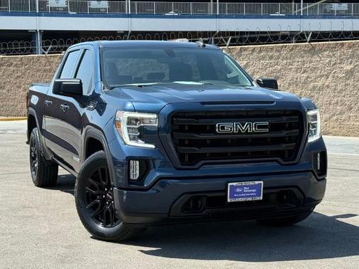 Pacific Blue Metallic 2021 GMC Sierra 1500 ELEVATION