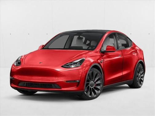 Red Multi-Coat 2023 Tesla Model Y Long Range Dual Motor All-Wheel Drive