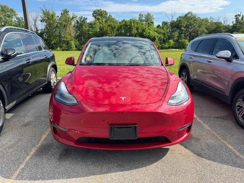 Red Multi-Coat 2023 Tesla Model Y Long Range Dual Motor All-Wheel Drive
