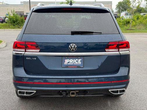 Tourmaline Blue Metallic 2021 Volkswagen Atlas 3.6L SEL