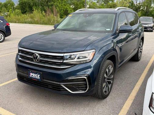 Tourmaline Blue Metallic 2021 Volkswagen Atlas 3.6L SEL