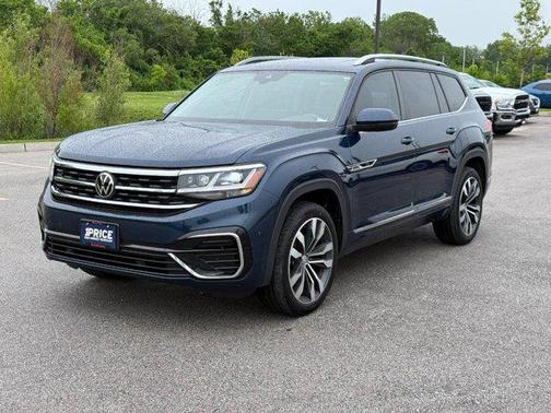 Tourmaline Blue Metallic 2021 Volkswagen Atlas 3.6L SEL