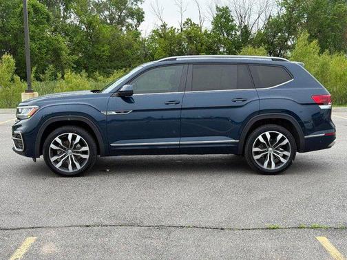 Tourmaline Blue Metallic 2021 Volkswagen Atlas 3.6L SEL