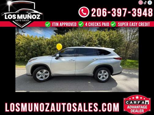 Silver 2022 Toyota Highlander