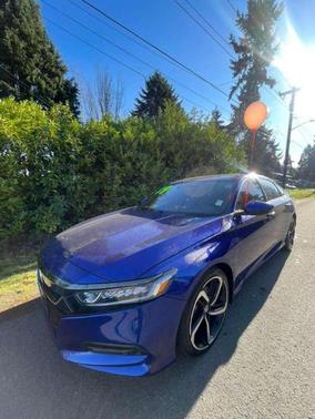 Blue 2019 Honda Accord Sport