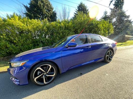 Blue 2019 Honda Accord Sport