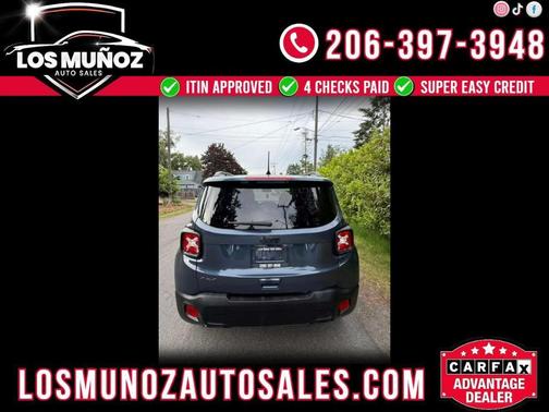 Blue 2020 Jeep Renegade Latitude