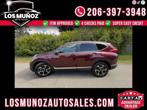 Burgundy 2018 Honda CR-V Touring