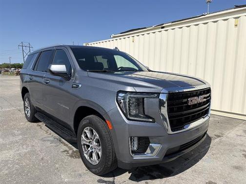 Satin Steel Metallic 2022 GMC Yukon SLE
