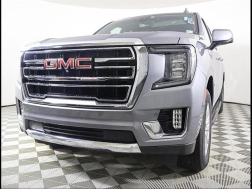Satin Steel Metallic 2021 GMC Yukon XL SLT