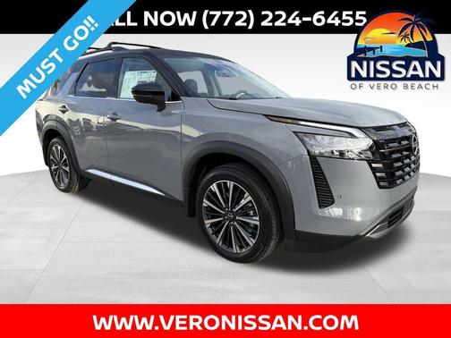 Boulder Gray Metallic 2026 Nissan Pathfinder Platinum