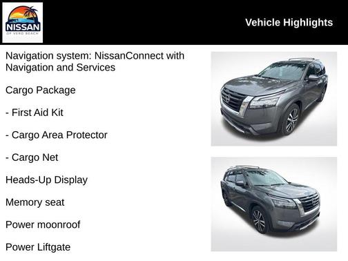 Gun Metallic 2024 Nissan Pathfinder Platinum