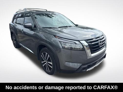 Gun Metallic 2024 Nissan Pathfinder Platinum
