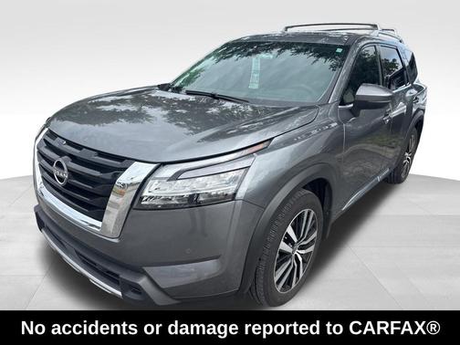 Gun Metallic 2024 Nissan Pathfinder Platinum