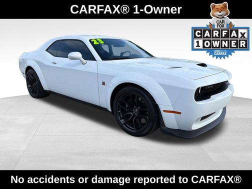 White 2023 Dodge Challenger R/T Scat Pack
