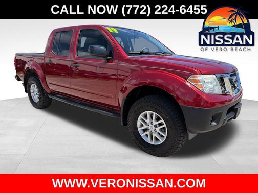 Red 2019 Nissan Frontier SV