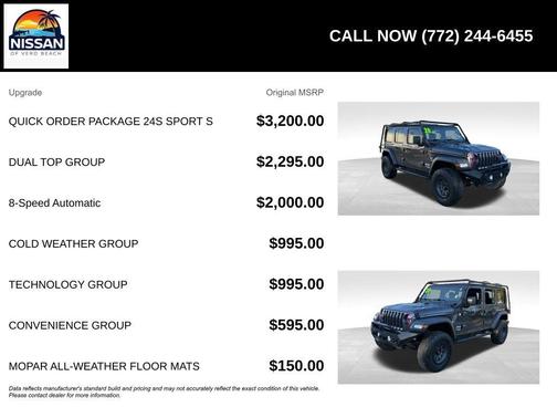 2019 Jeep Wrangler Unlimited Sport