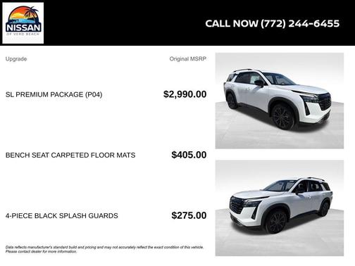 Everest White P 2026 Nissan Pathfinder SL