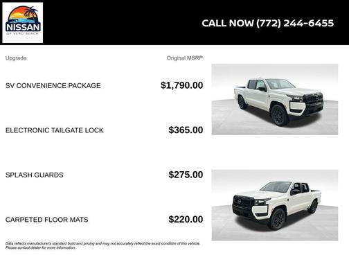 2026 Nissan Frontier SV