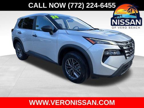 Brilliant Silver Metallic 2024 Nissan Rogue S