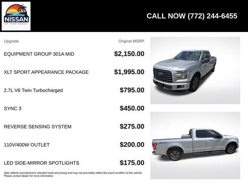 Ingot Silver 2016 Ford F-150 XLT