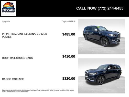 Hermosa Blue 2023 INFINITI QX80 SENSORY