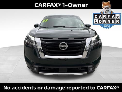 Obsidian Green 2022 Nissan Pathfinder Platinum