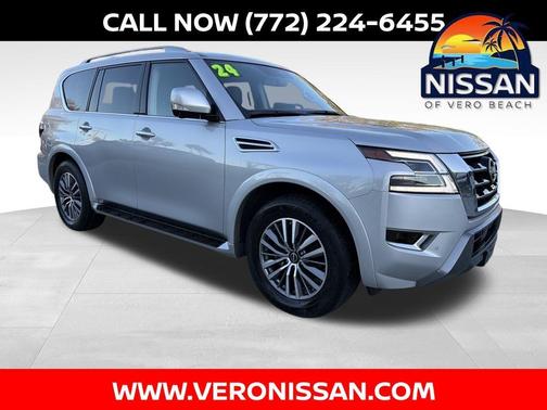 Brilliant Silver Metallic 2024 Nissan Armada SL