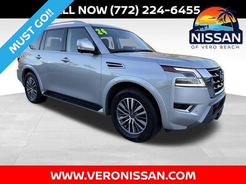 Brilliant Silver Metallic 2024 Nissan Armada SL