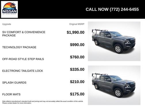 Gun Metallic 2022 Nissan Frontier SV