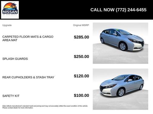 Brilliant Silver Metallic 2025 Nissan Leaf S