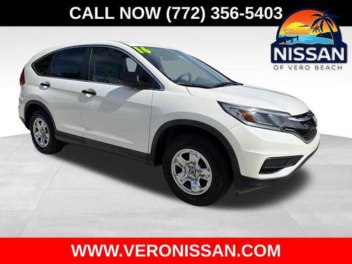 White 2016 Honda CR-V LX