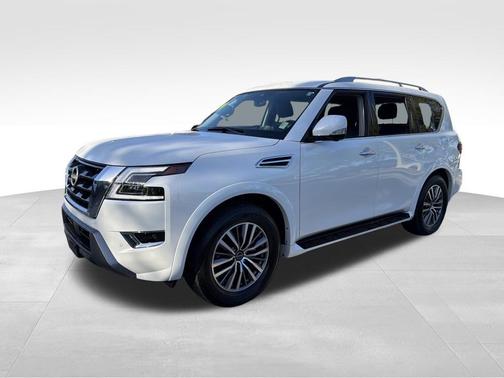 Aspen White 2024 Nissan Armada SL