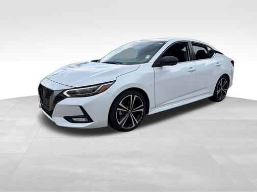 Aspen White 2023 Nissan Sentra SR