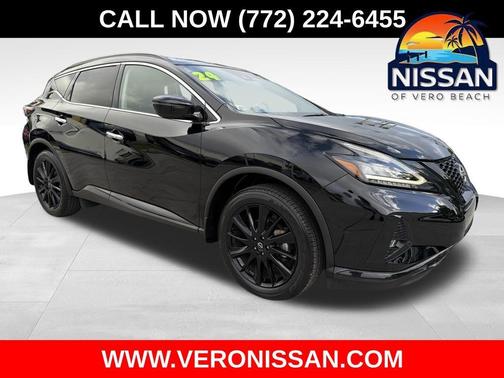Black 2024 Nissan Murano SV