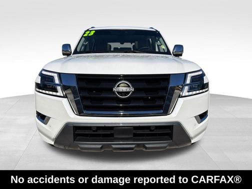Aspen White 2023 Nissan Armada Platinum