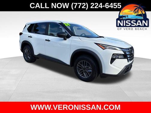 Glacier White 2024 Nissan Rogue S