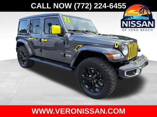 Granite Crystal Clearcoat Metallic 2022 Jeep Wrangler Unlimited 4xe Sahara