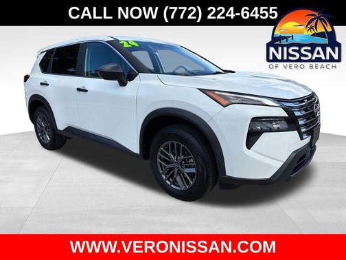 Glacier White 2024 Nissan Rogue S